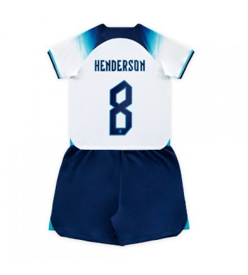England Jordan Henderson #8 Hjemmedraktsett Barn VM 2022 Kortermet (+ Korte bukser)